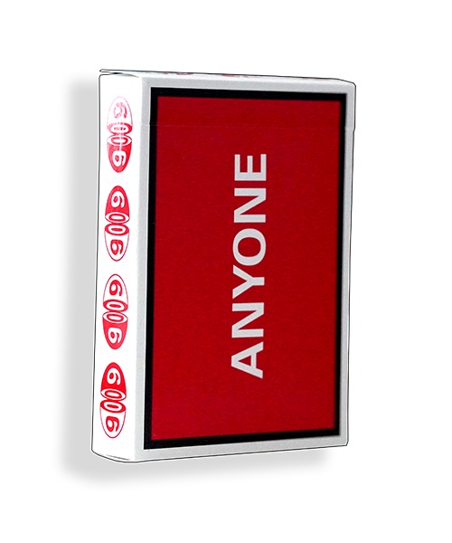 (image for) Anyone Worldwide Cap Logo Red Velvet Playing Cards 