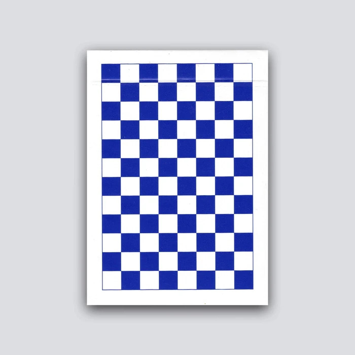 (image for) Forever Blue Checkerboard R.02 R2 Playing Cards by Anyone Worldwide