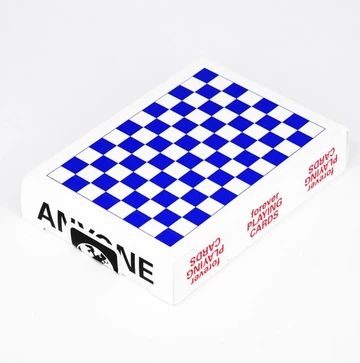 (image for) Forever Checkerboard Blue R.03 R3 Playing Cards by Anyone Worldwide - Click Image to Close