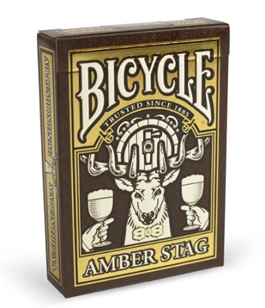(image for) Bicycle Amber Stag Playing Cards - Click Image to Close