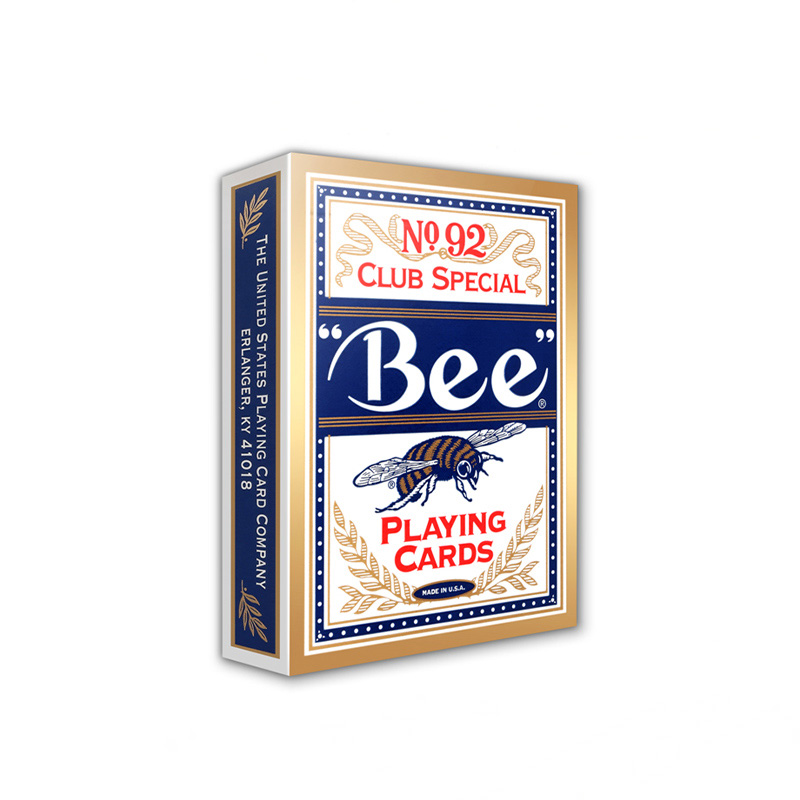 (image for) Bee Standard Poker Size Playing Cards (Blue)