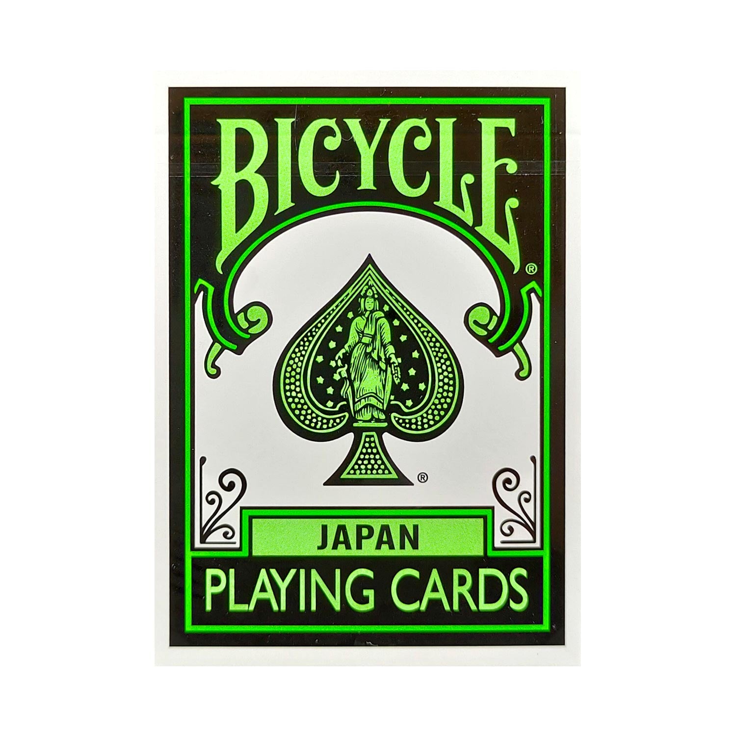 (image for) Bicycle Japan Black Green Playing Cards