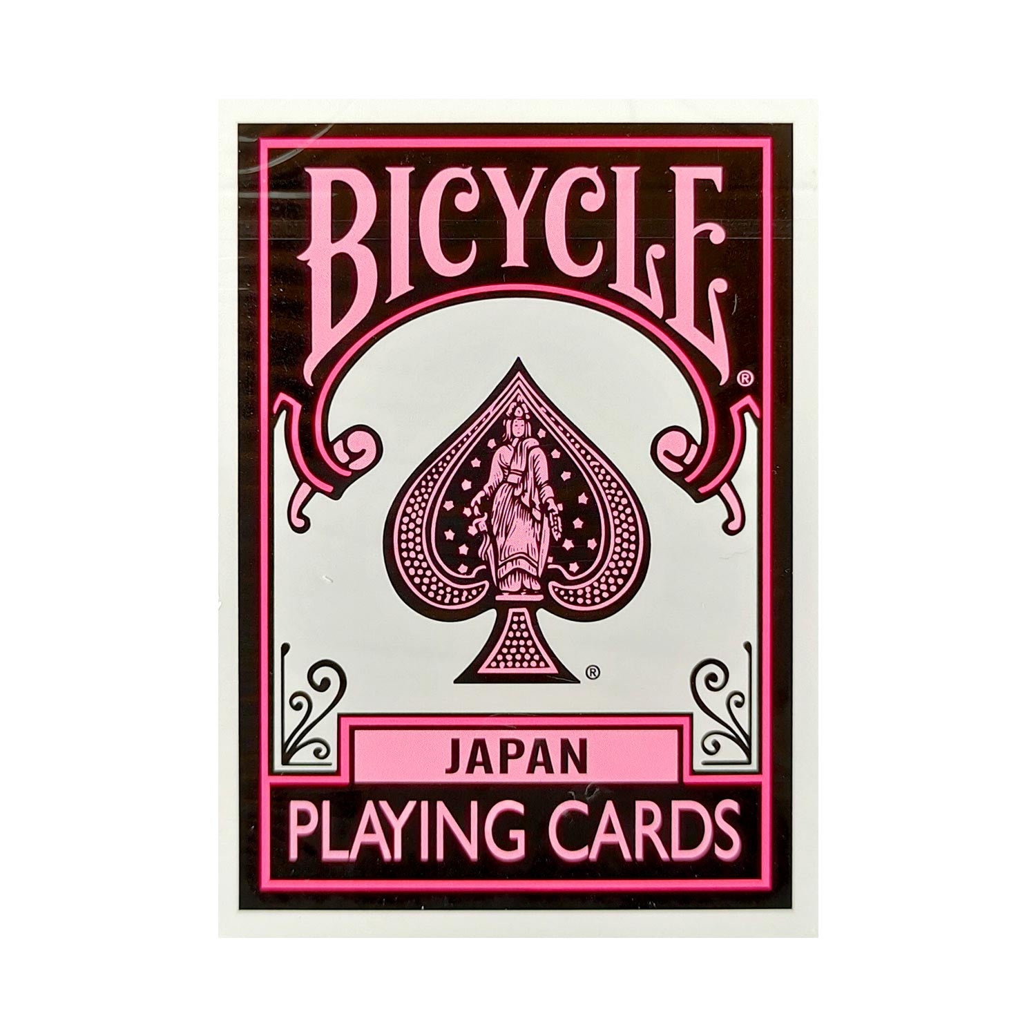 (image for) Bicycle Japan Black Pink Playing Cards