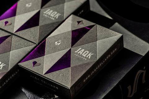 (image for) JAQK Cellars Amethyst Edition Playing Cards by theory11 - Click Image to Close
