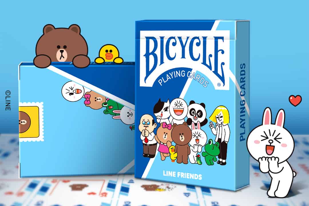 (image for) Bicycle Line Friends Family Playing Cards
