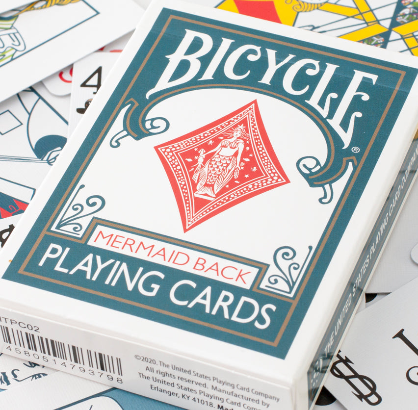 (image for) Bicycle Mermaid Back Itoya Playing Cards by Itoya