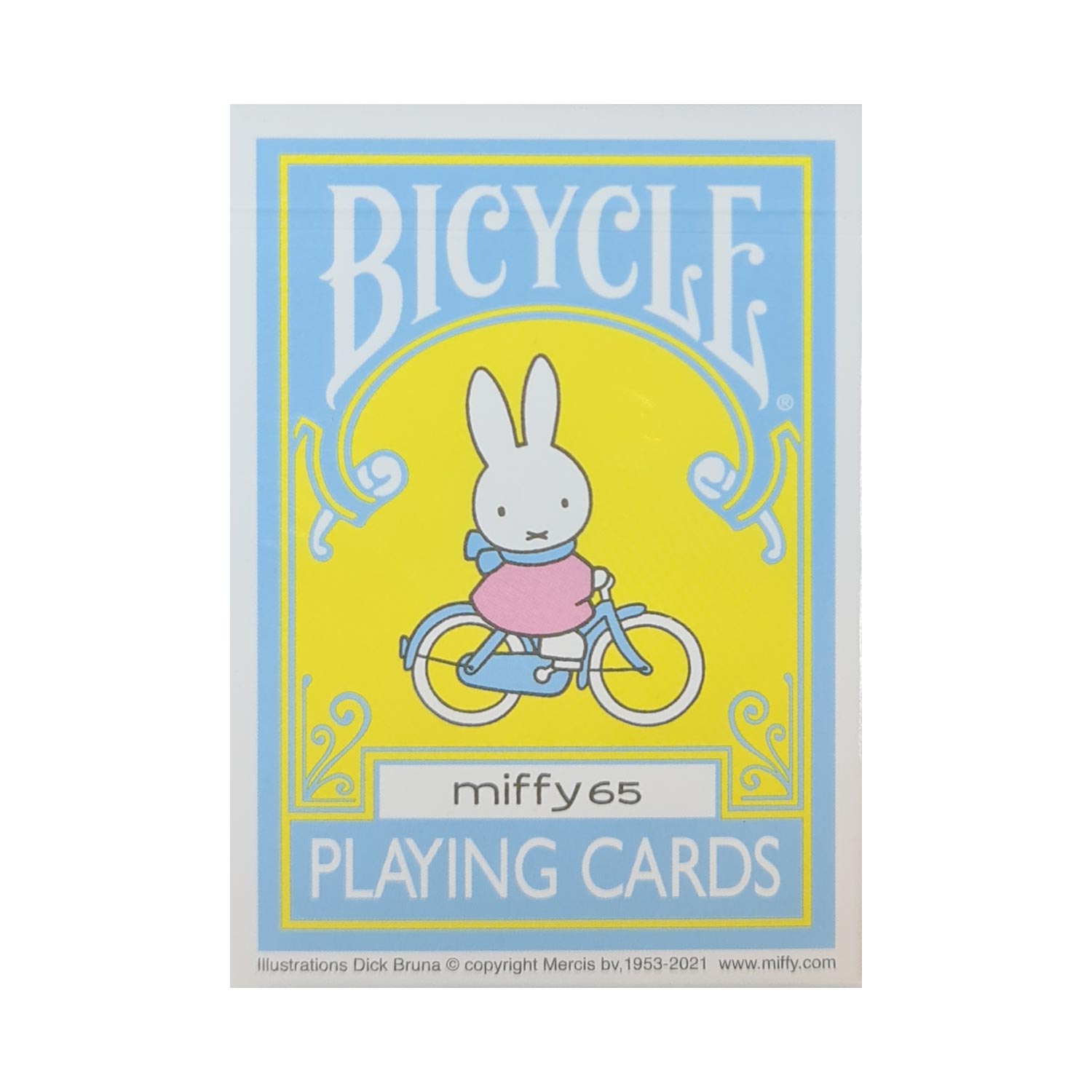 (image for) Bicycle Miffy 65th Anniversary (Blue) Playing Cards