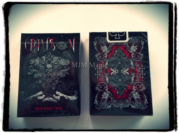 (image for) Crimson Resurrection Deck (Limited Edition) by Dan Sperry and MJM Magic - Click Image to Close