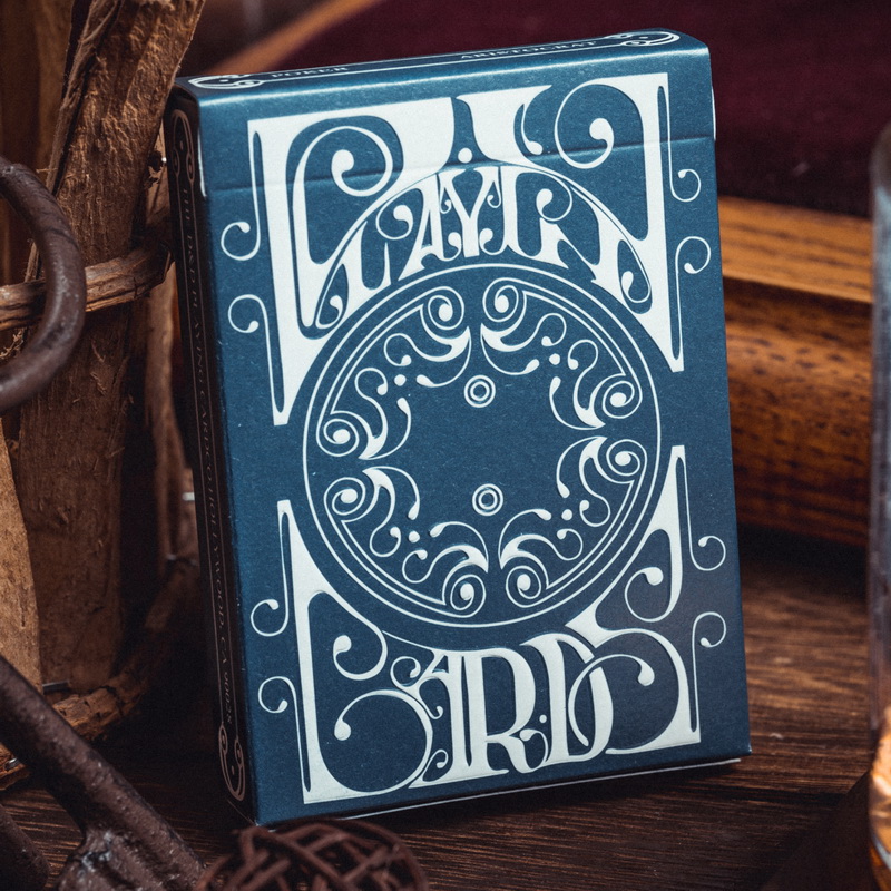 (image for) Smoke & Mirrors v8 Blue Playing Cards