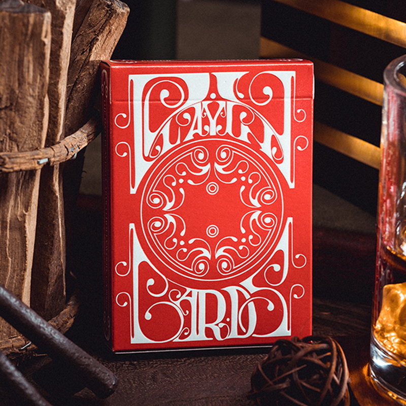 (image for) Smoke & Mirrors v8 Red Playing Cards