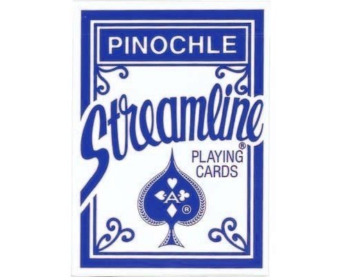 (image for) Streamline Pinochle (Blue) Playing Cards - Click Image to Close