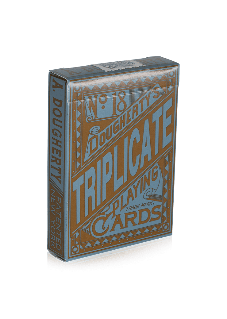 (image for) Triplicate No.18 Blue Playing Cards