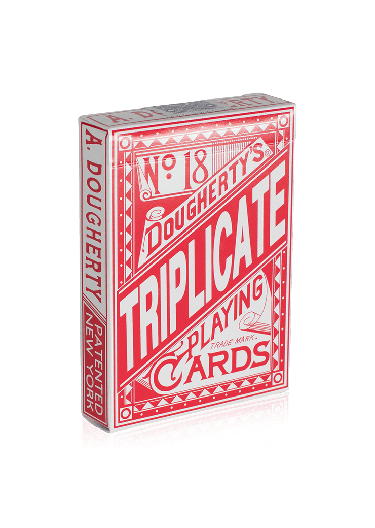(image for) Triplicate No.18 Red Playing Cards