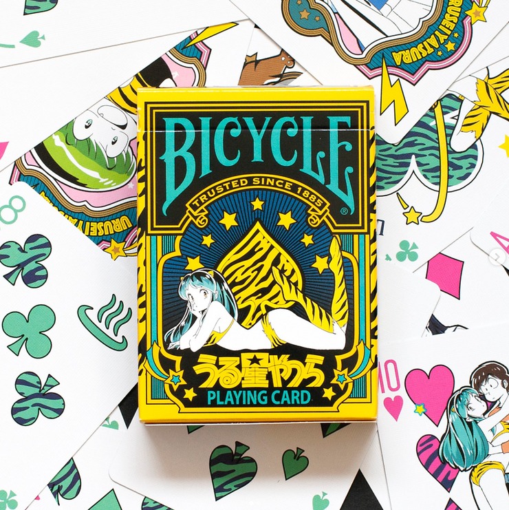 (image for) Bicycle Urusei Yatsura Playing Cards by Rumiko Takahashi