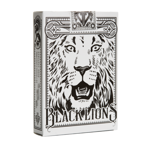 (image for) Black Lions Seconds Playing Cards by David Blaine - Click Image to Close