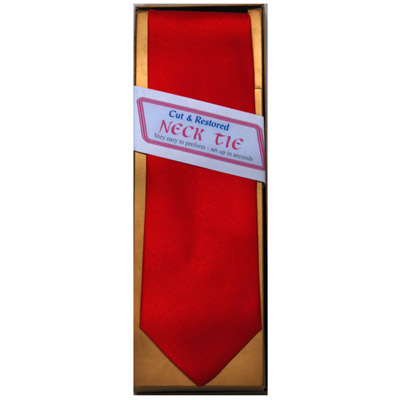 (image for) Cut And Restored Tie (Red) - by Derek Rutt Creations - Trick