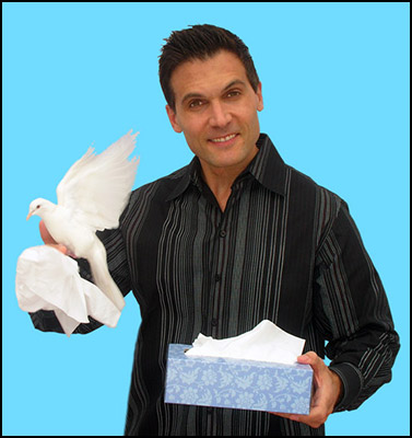 (image for) Dove Or Anything From Tissue by Tony Clark - Trick - Click Image to Close