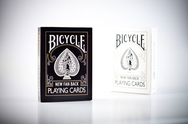 (image for) Bicycle Gold Seal New Fan Back White Playing Cards - Click Image to Close