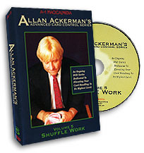 (image for) Advanced Card Control Series Vol 5: Shuffle Work by Allan Ackerman - DVD