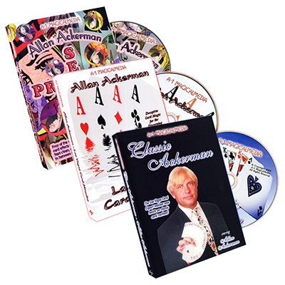 (image for) Alan Ackerman 3 Volume Set (Classic Ackerman, Las Vegas Card Miracles, Prequel/Sequel) - DVD