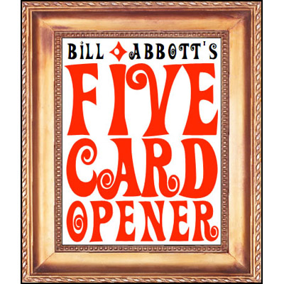 (image for) Five Card Opener (DVD and Cards) by Bill Abbott - DVD