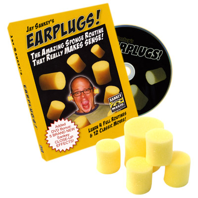 (image for) Earplugs! (With DVD) by Jay Sankey - Trick - Click Image to Close