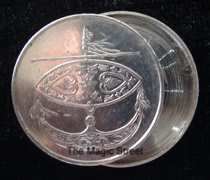 Expanded Shell Coin - Malaysia 50 Cent (Tail)
