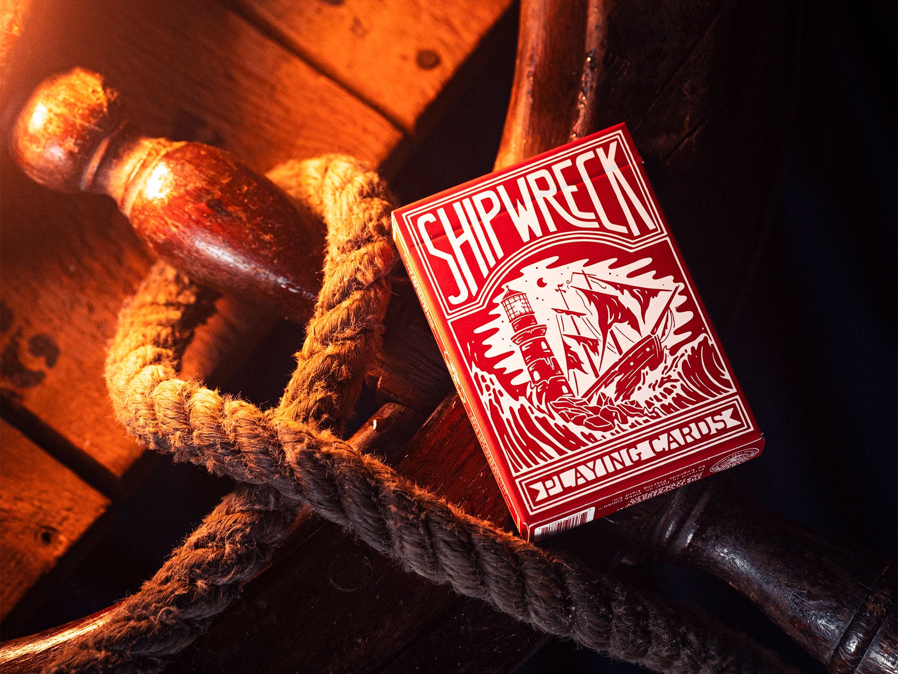 (image for) Shipwreck (Red) Playing Cards by Ellusionist