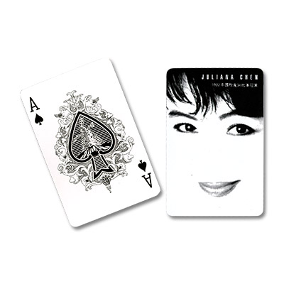 (image for) Fanning Cards (Black/White) by Juliana Chen - Trick
