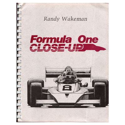 (image for) Formula One book - Randy Wakeman