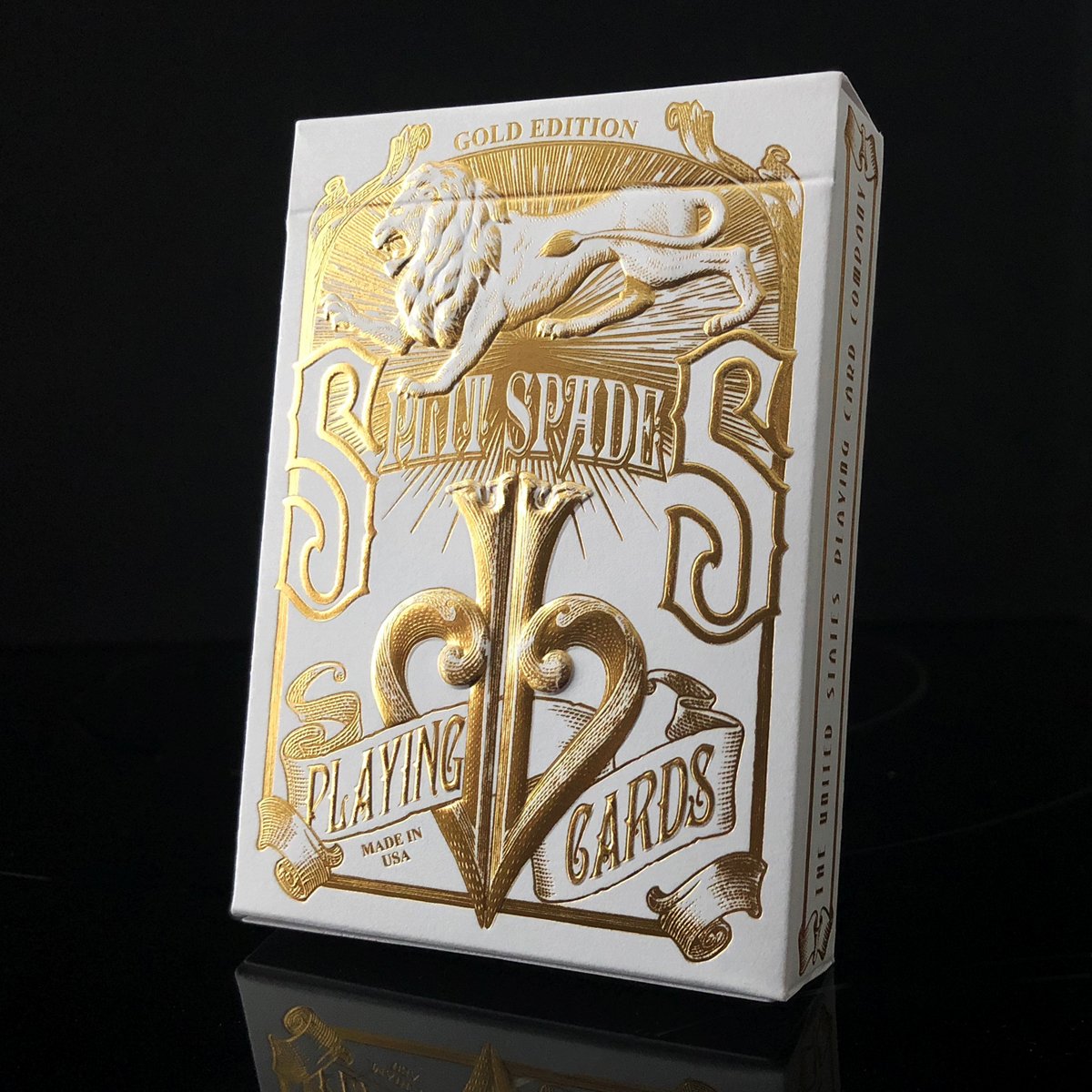 (image for) Gold Split Spades Playing Cards by David Blaine