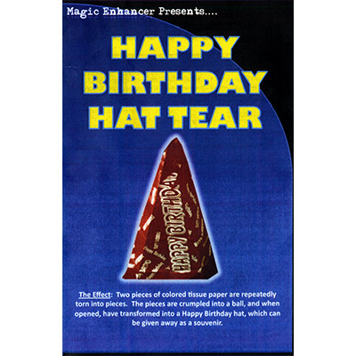 (image for) Happy Birthday Hat Tear by Magic Enhancer - Trick