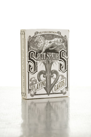 Split Spades - Lion Series (Silver) by David Blaine - Trick - Click Image to Close