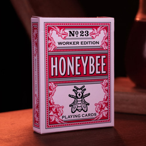 (image for) Honeybee Worker Edition Playing Cards - Red - Click Image to Close