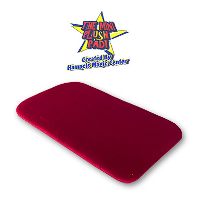 (image for) Small Plush Pad (BURGUNDY) without Pockets by Hampel Magic Center - Trick