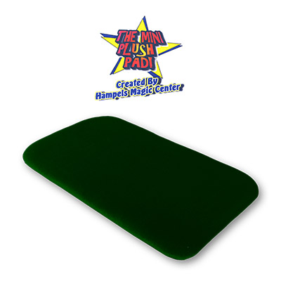 (image for) Small Plush Pad (GREEN) without Pockets by Hampels Magic Center - Trick