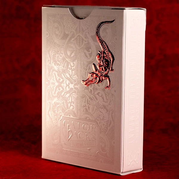 (image for) Gatorbacks Red Metallic Playing Cards by David Blaine 