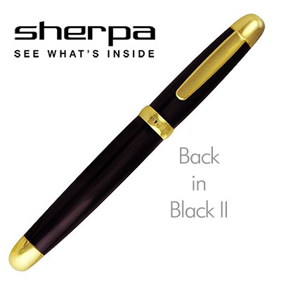 (image for) Sherpa Back in Black II Pen (Gold) ( 5087 ) - Trick