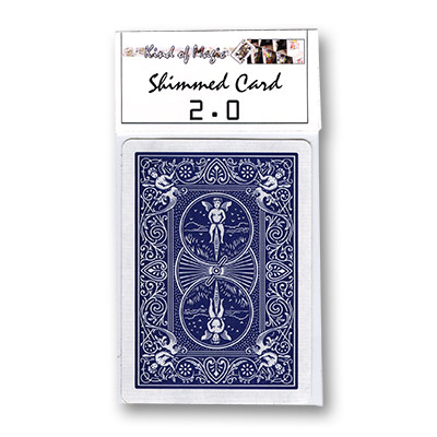 (image for) Shimmed Card 2.0 (Blue Back Bicycle) - Trick