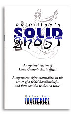 (image for) Solid Ghost by Richard Osterlind - Trick