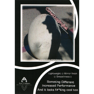 (image for) Stainless Steel Contact Juggling Ball (80mm, 1 Ball) - Trick