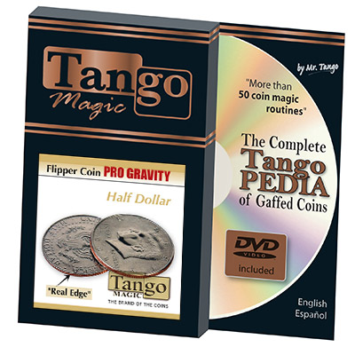 (image for) Flipper Half Dollar Pro Gravity (w/DVD) by Tango - Trick