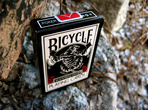 (image for) Bicycle Black Tiger Deck - White Pips (UV500) Playing Cards by Ellusionist