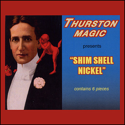 (image for) Shell Nickels with magetic Shims (6 per bag) by Thurston Magic - Trick