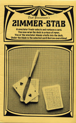 (image for) Zimmer Stab by Dick Zimmerman - Trick