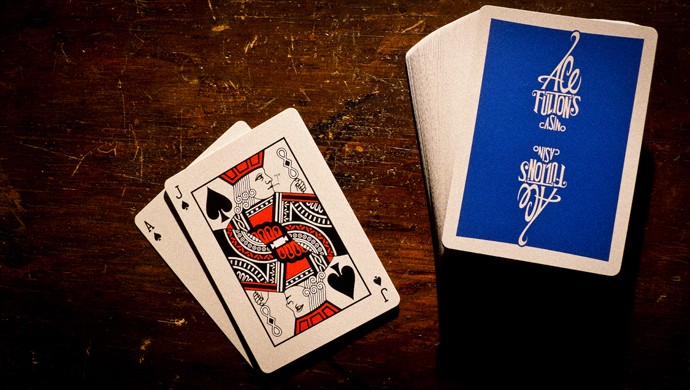 (image for) Ace Fulton's Casino Dodger Blue V1 Playing Cards - Click Image to Close