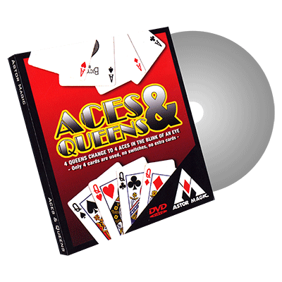 (image for) Aces and Queens (Cards Color Varies) by Astor - Trick - Click Image to Close