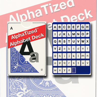 (image for) Alphatized MARKED ( Alphabet Cards) by Lee Earl - Trick - Click Image to Close