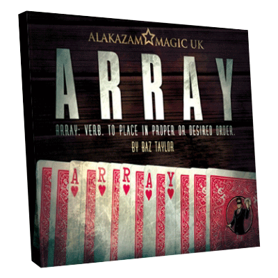 (image for) Array (Gimmick and DVD) by Baz Taylor and Alakazam Magic - DVD - Click Image to Close