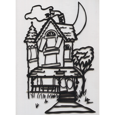 (image for) Instant Art insert (Haunted House)by Ickle Pickle Magic - Trick - Click Image to Close